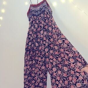 jumpsuit with empire waist, palazzo pant